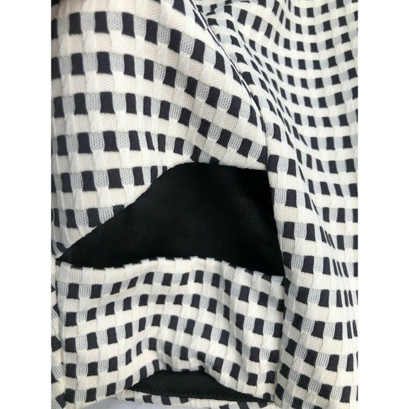 NWT Mustard Seed Crop Top Cut Out Black/White Sz S - Picture 4 of 5